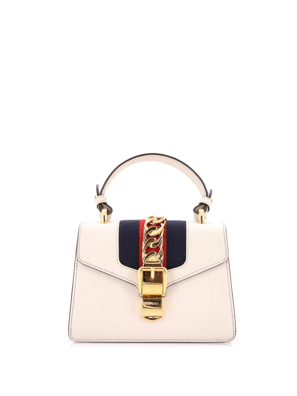 Gucci Sylvie Top Handle Bag Leather #366095G89B